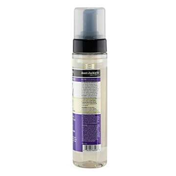 Aunt Jackie's Grapeseed Style and Shine Recipes Frizz Patrol Anti-Poof Setting Hair Mousse, Sets Cur...