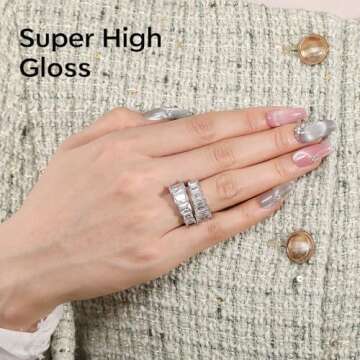 modelones Cat Eye Gel Nail Polish, 2 PCS 15ML Pink Sliver Holographic 9D Cat Eye Glitter Multichrome Gel Polish Pink Nail Gel Polish with Magnet Soak Off Led Nail Art Gel DIY Salon Gift