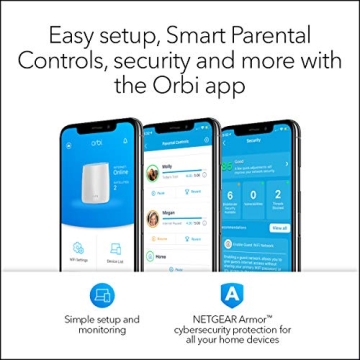 NETGEAR Orbi Router Tri-band Whole Home WiFi Coverage