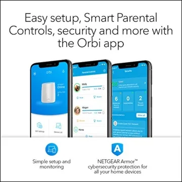 NETGEAR Orbi Router Tri-band Whole Home WiFi Coverage