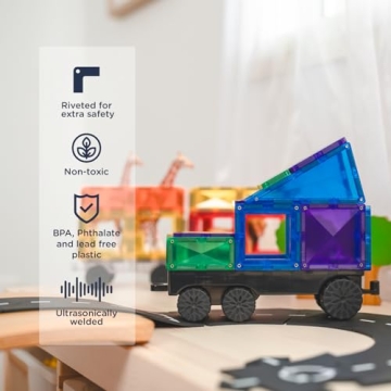 CONNETIX 50 Piece Rainbow Transport Pack for All Ages
