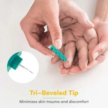 Multicolored Lancets for Easy and Comfortable Diabetes Testing – 200 Count