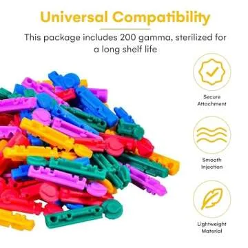 Multicolored 30g Diabetic Lancets for Comfortable Blood Testing