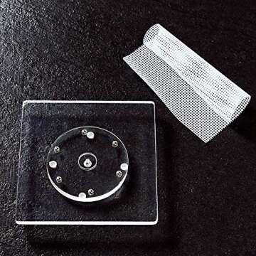 CY craft Cookie Decorating Turntable with Anti-Slip Silicone Mat,Cup Cake Sugar Icing Cookie Decorat...