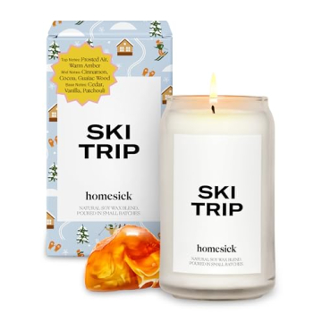 Homesick Ski Trip Candle - 13.75 oz Premium Scented Candle