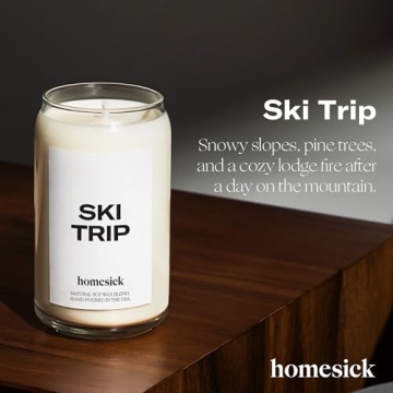 Homesick Ski Trip Candle - 13.75 oz Premium Scented Candle