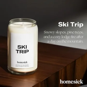Homesick Ski Trip Candle - 13.75 oz Premium Scented Candle