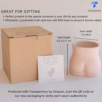 BASE ROOTS Ceramic Plant Pot - Stylish & Versatile Planter