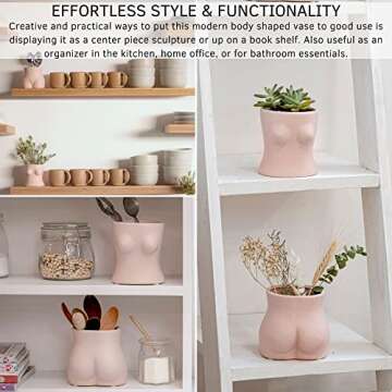 BASE ROOTS Ceramic Plant Pot - Stylish & Versatile Planter
