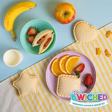 Sandwich Cutter & Sealer for Crustless Kids Lunches