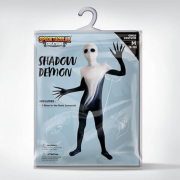 Spooktacular Shadow Demon Costume for Kids - Halloween Fun