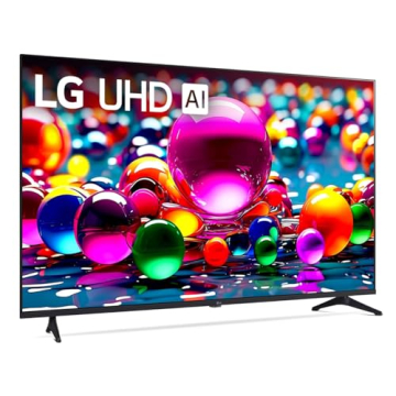 LG 55" 2025 UHD AI Smart TV with 4K and Wall Mount