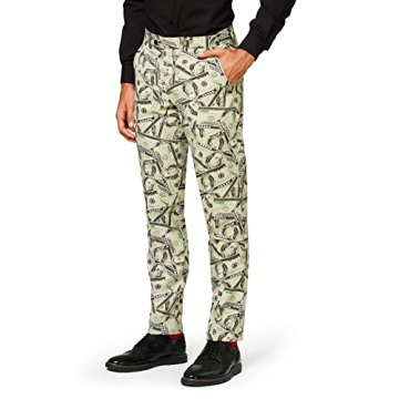 OppoSuits Men's Cashanova Party Costume Suit, Multi