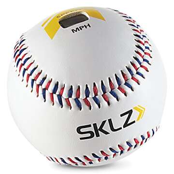 SKLZ Bullet Ball -Baseball Pitching Speed Sensor, White