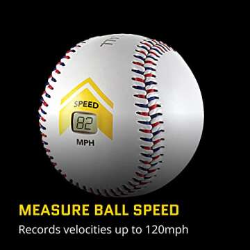 SKLZ Bullet Ball -Baseball Pitching Speed Sensor, White