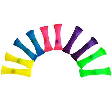 Fidgeteez Marble Fidget Toy Set of 10 - Stress Relief & Focus Aid