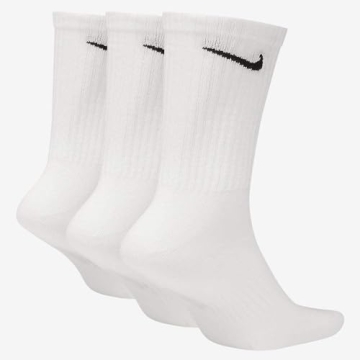 Nike Men Socks, White (White/Black), Medium