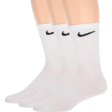 Nike Men Socks, White (White/Black), Medium