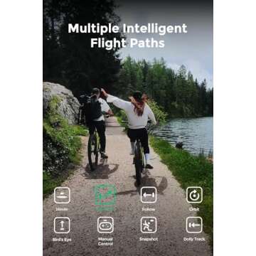 HOVERAir X1 Camera Drone: Ultra-Light 125g, Foldable, Self-Piloting with HDR Video, Palm Takeoff, Intelligent Pathways, and Hands-Free Operation Black (Basic Combo)