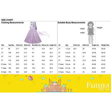 Funna Costume for Girls – Stylish Purple Dress for Parties