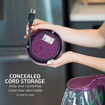 OVENTE Glass Electric Kettle Fast Boiling 1.5L BPA-Free