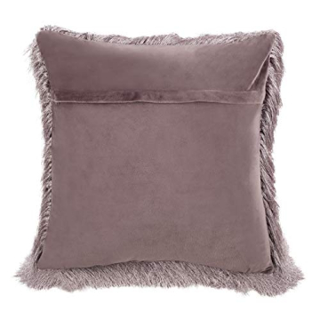 Elegant Safavieh Lilac Glam Shag 20-inch Decorative Pillow