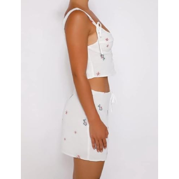 Trendy Y2K Bodycon Skirt Set | Sleeveless Tube Top & Ruffle Design