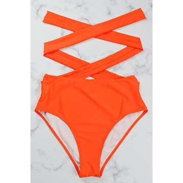 Sovoyontee Plus Size High Waisted Swimwear for Women