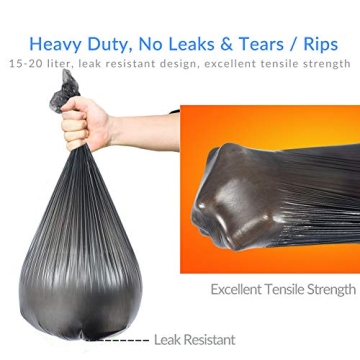 4 Gallon Biodegradable Trash Bags for Everyday Use