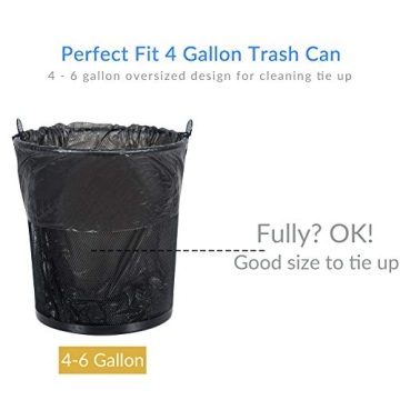4 Gallon Biodegradable Trash Bags for Everyday Use
