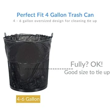 4 Gallon Biodegradable Trash Bags for Everyday Use