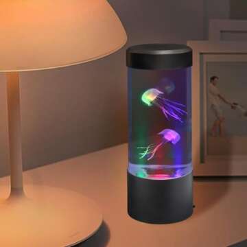 Lightahead Mini LED Jellyfish Lamp - Color Changing Mood Decor