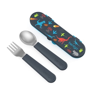 Bentgo® Kids  Stainless Steel Utensil Set for Toddlers