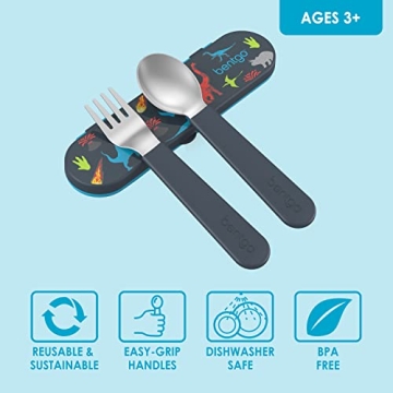 Bentgo® Kids  Stainless Steel Utensil Set for Toddlers