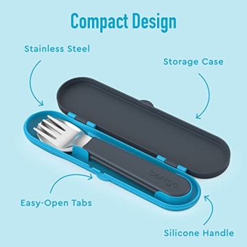 Bentgo® Kids  Stainless Steel Utensil Set for Toddlers