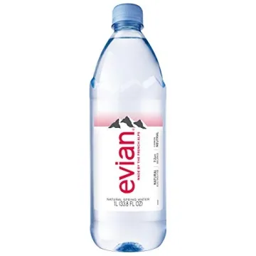Evian Natural Spring Water 1L Bottle 12 Pack