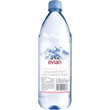 Evian Natural Spring Water 1L Bottle 12 Pack