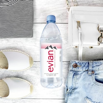 Evian Natural Spring Water 1L Bottle 12 Pack