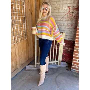 Huiyuzhi Womens Pointed Toe Knee High Boots - Stylish & Comfortable