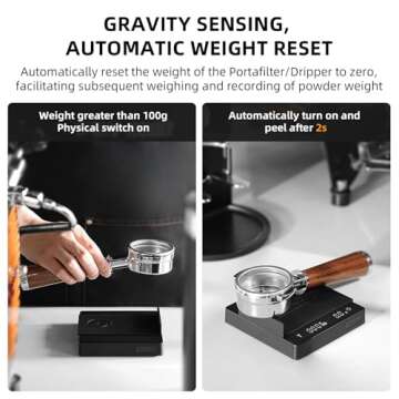 MHW-3BOMBER Mini Coffee Scale for Precise Brewing