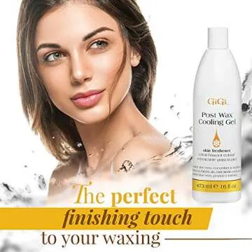 GiGi Post Waxing Treatment, Post Wax Cooling Gel, Skin Freshener, After-Wax Skin Care, 16. fl. oz.