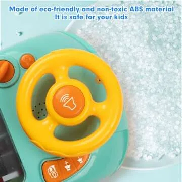 Beacron Musical Steering Wheel Toy for Interactive Learning