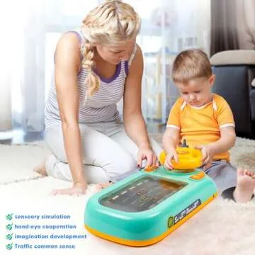 Beacron Musical Steering Wheel Toy for Interactive Learning