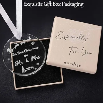 Our First Christmas as Mr & Mrs Ornament - Wedding Gift 2024