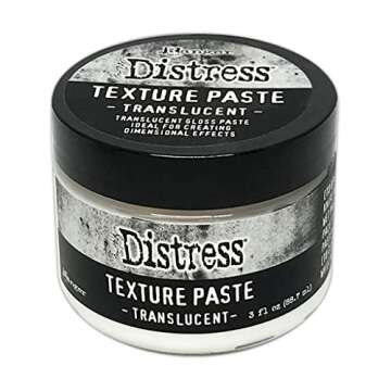 Tim Holtz - Ranger Texture Paste 3OZ TRANSLUCEN, Translucent