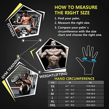 Ihuan Weight Lifting Gym Gloves with Wrist Strap