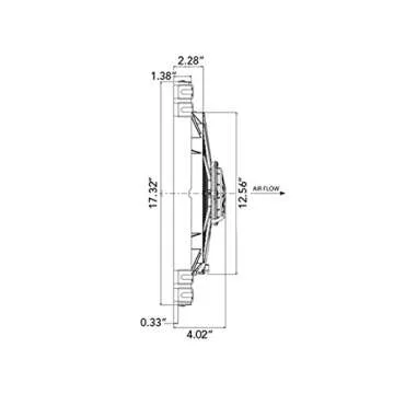 Spal 30102130 High Performance Dual Fan - 12In