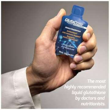 Liquid Glutathione Supplement, Lemon Berry Flavored Acerola Energy Booster w/Zinc, Daily Vitamins & Minerals Blended in Liquid Vials, Everyday Auto-Immune Support for Adults