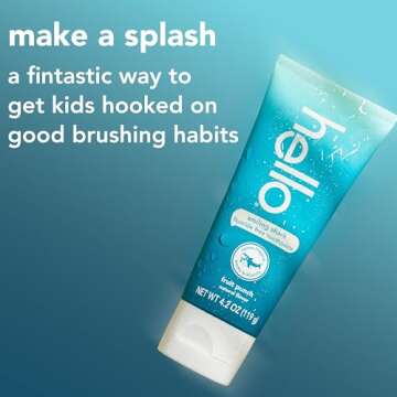 hello Smiling Shark Kids Toothpaste 4.2 Oz - Fluoride Free