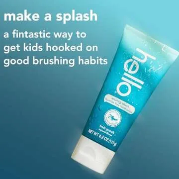 hello Smiling Shark Kids Toothpaste 4.2 Oz - Fluoride Free